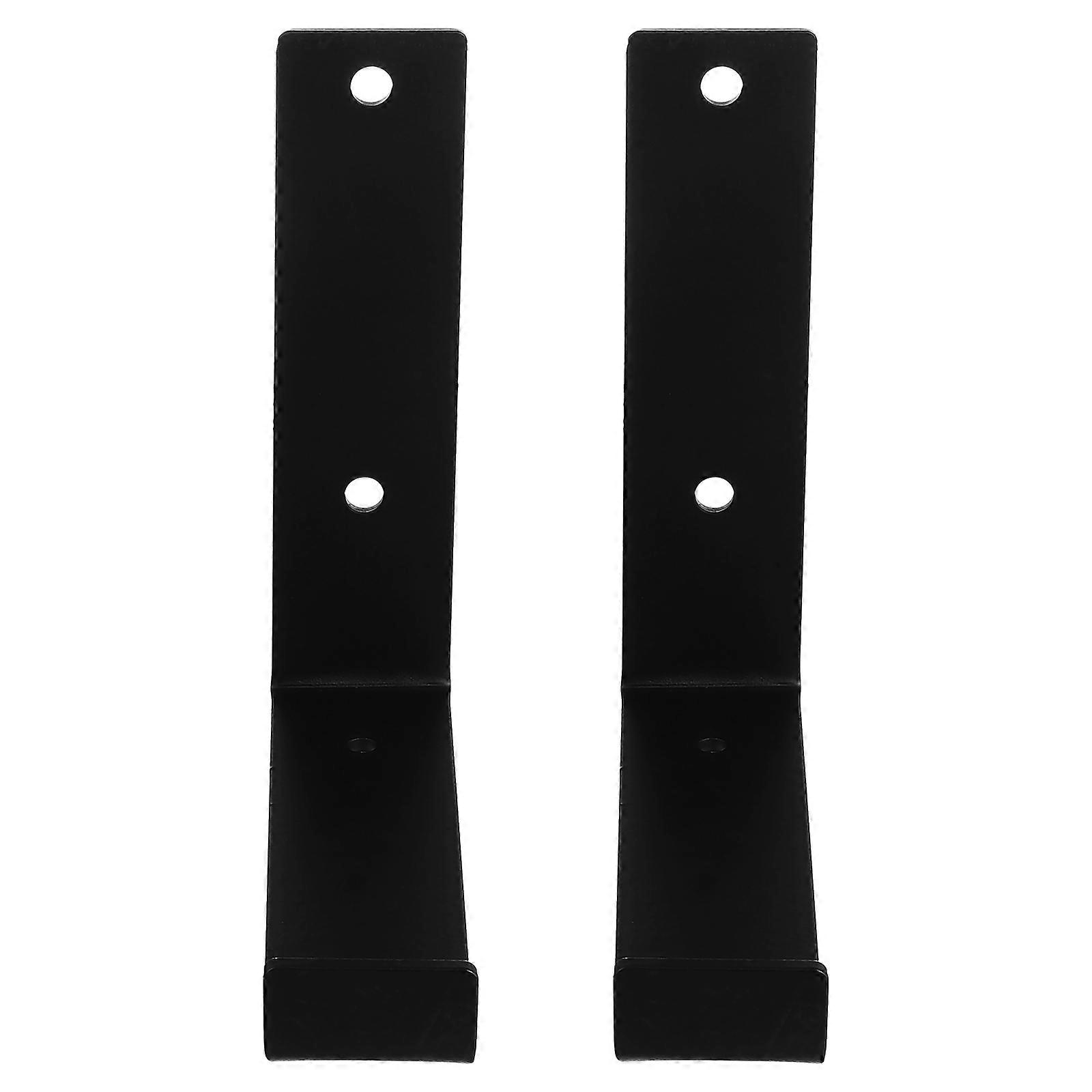 Wall Mounted Shelf Brackets For Home Use Crafted From Wrought Iron 15.50X15.50X4.00cm Built For Support 2Pack