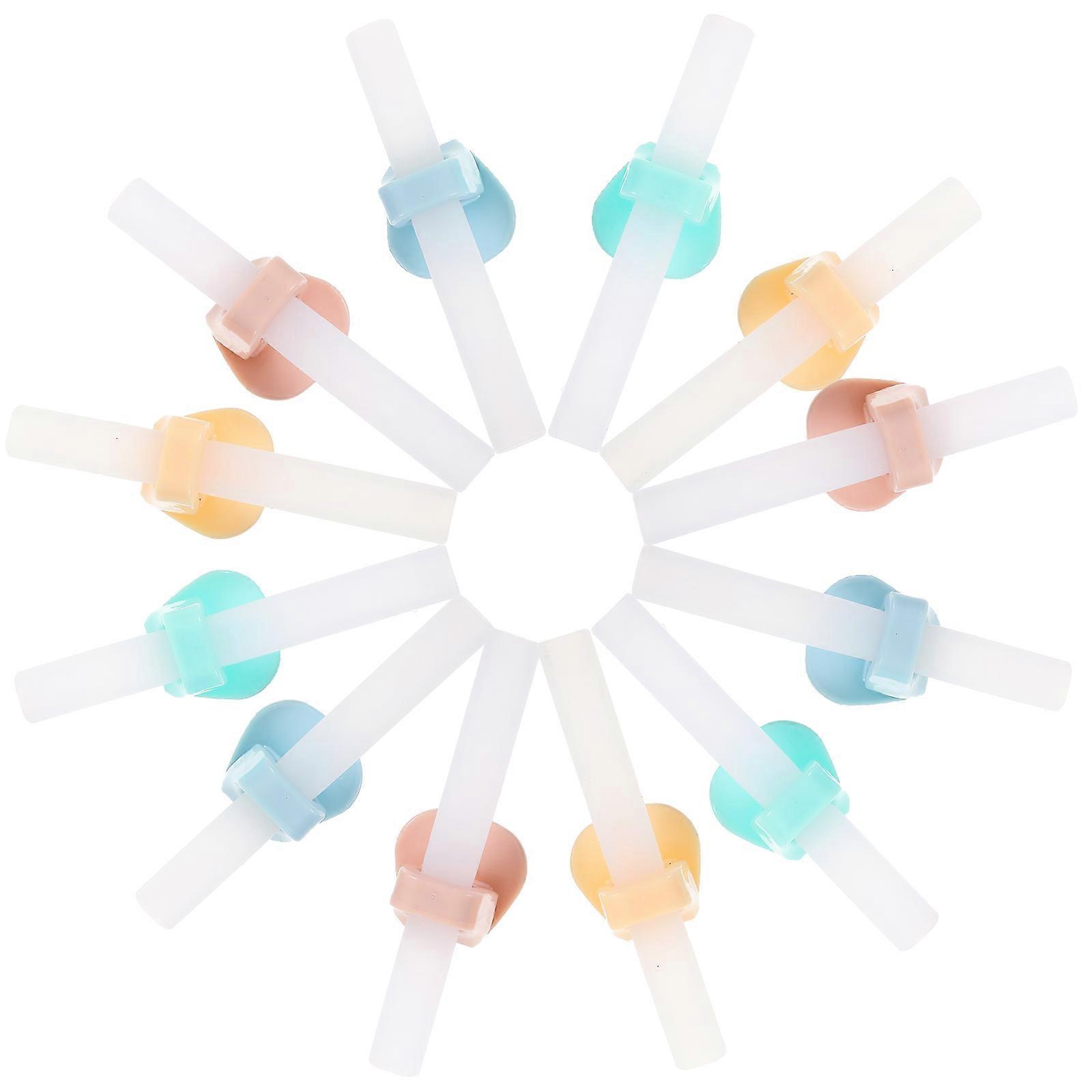 Silikon wiederverwendbar mit Strohhalmclips für Babyschüssel verschiedene Sets