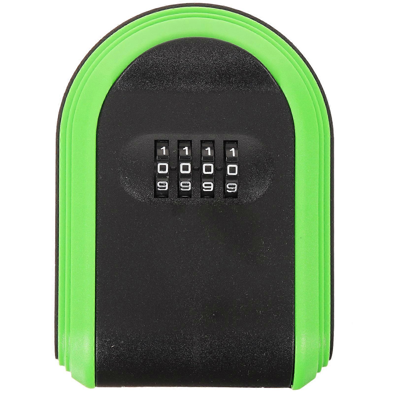 Portable Key Lock Box Combination Key Storage Tool For Home And Office Users 4- Code Black 1Pack