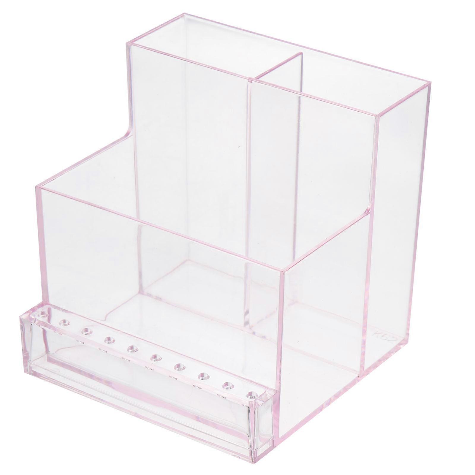 Cosmetic Organizer Rectangular Makeup Storage Organizer Tool Organization Home Use 1Pcs