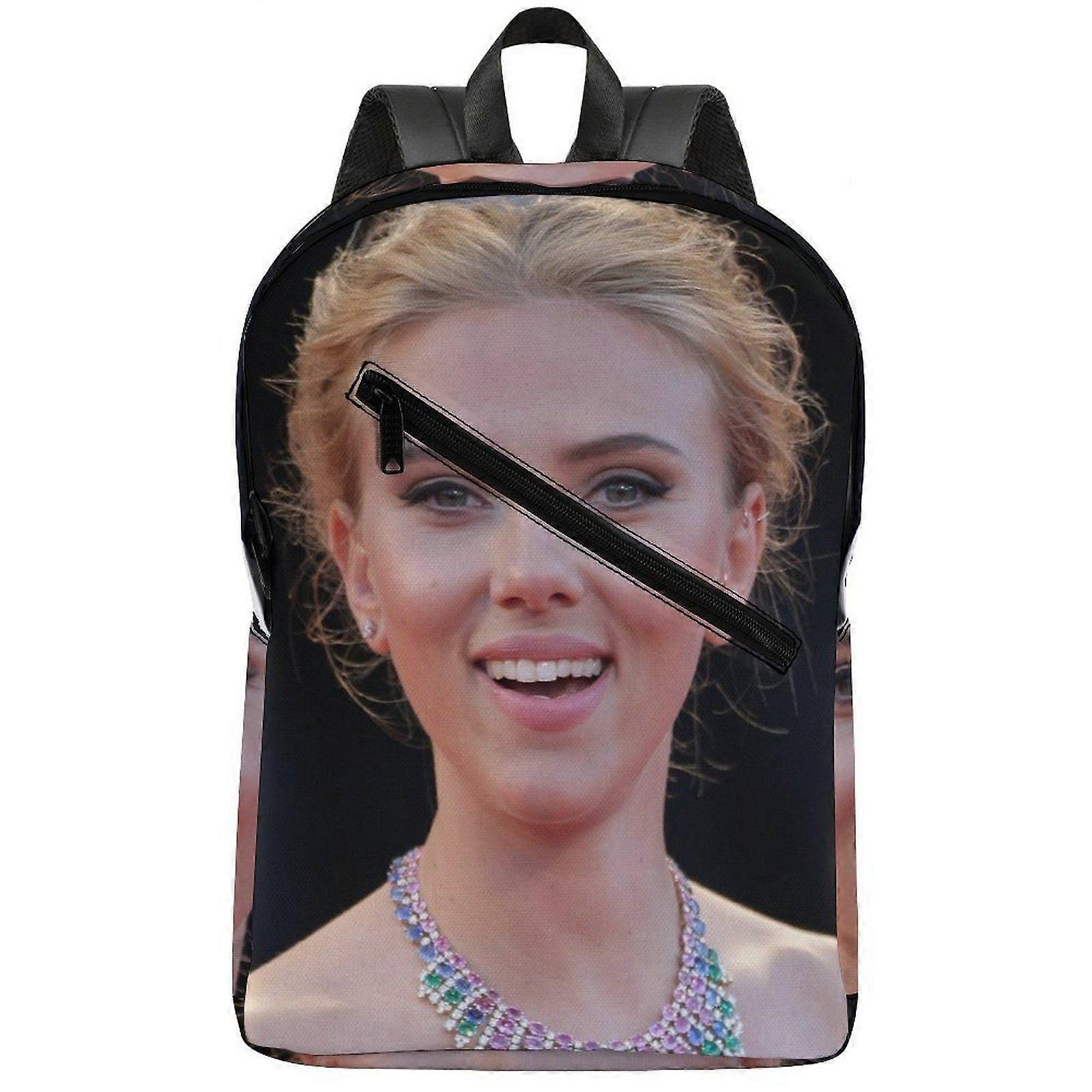 w5243 Scarlett Johansson Backpack with Cushioned Back Panel, Adjustable  Shoulder Straps, and Spacious Laptop Compartment u5243, image size:1600x1600