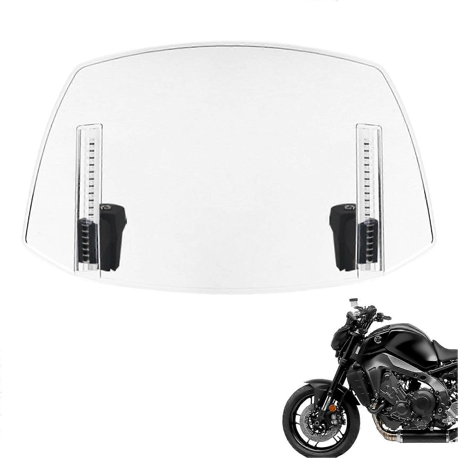 Motorcycle Windshield Easy Install Improved Aerodynamics Adjustable Height HeavyDuty