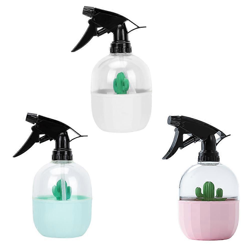 High Pressure Spray Bottle for Watering Assorted Color Plastic Sprayer Ergonomic Design 3pcs