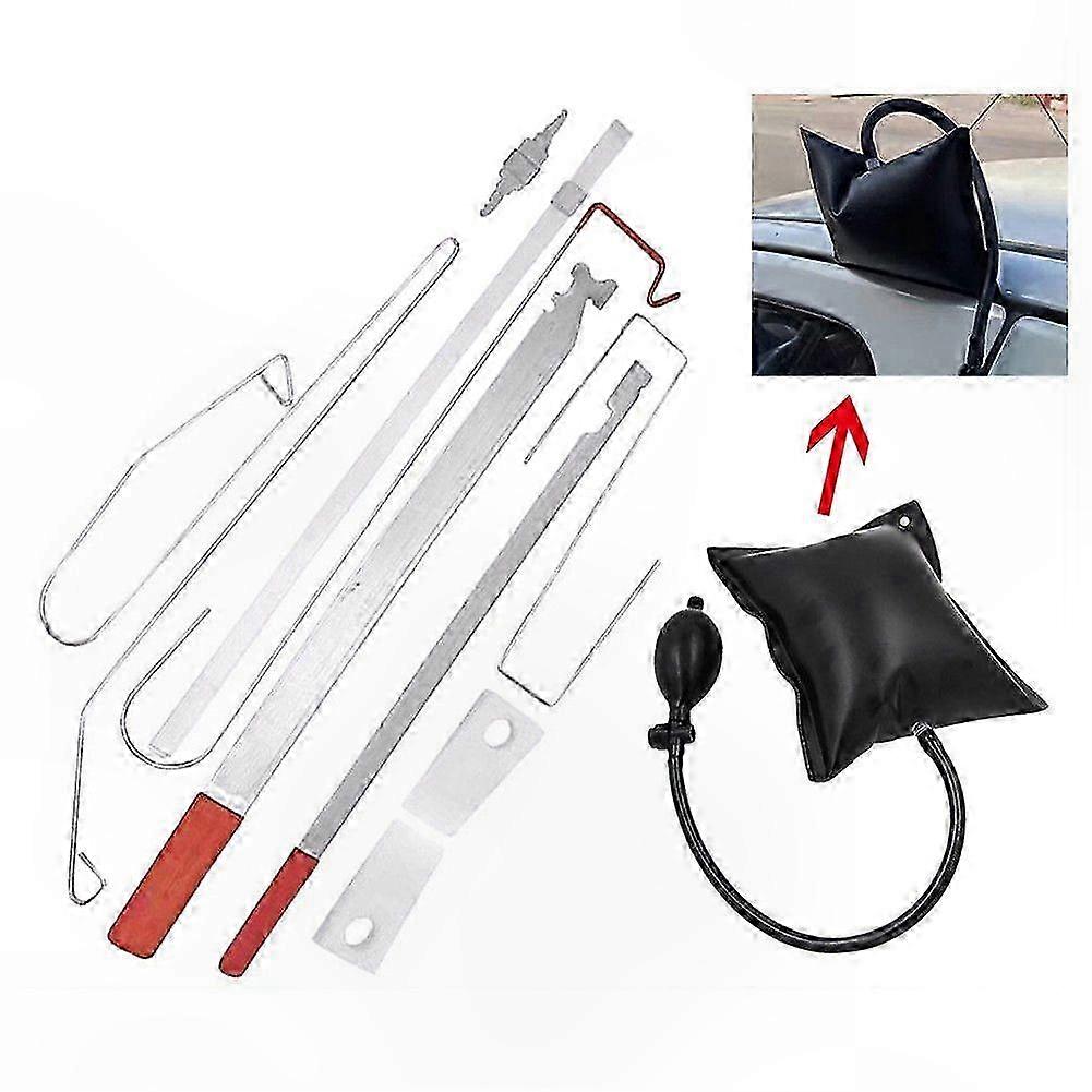 Universal Car Door Lock Emergency Tool Kit with Air Pump for Unlocking