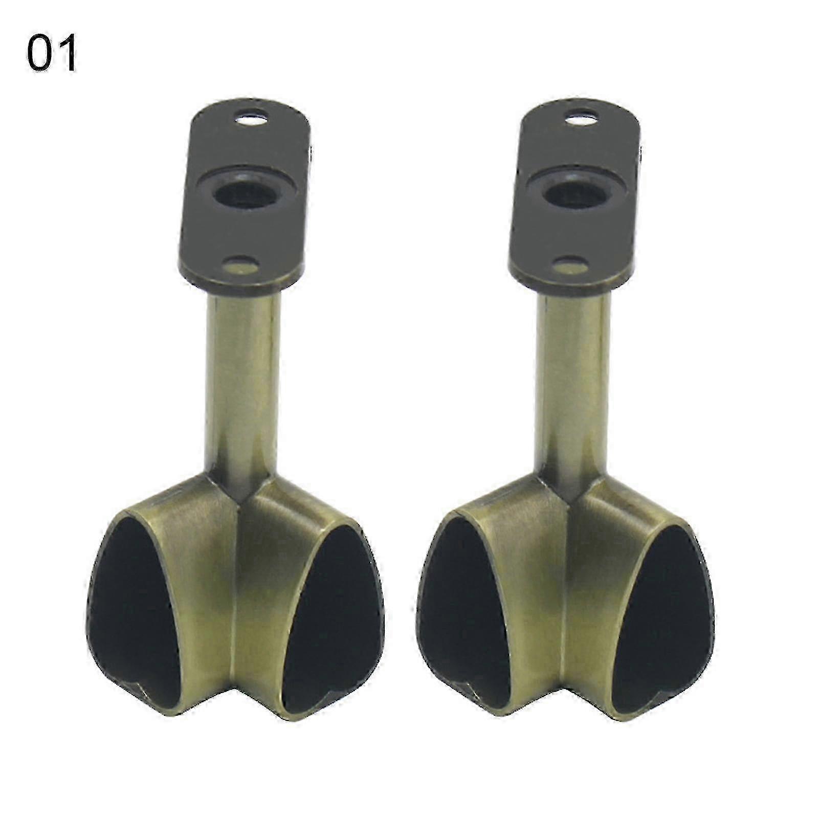 Ceiling Bracket with Alloy Corner Rods for Wardrobe Rail and Lever Holder