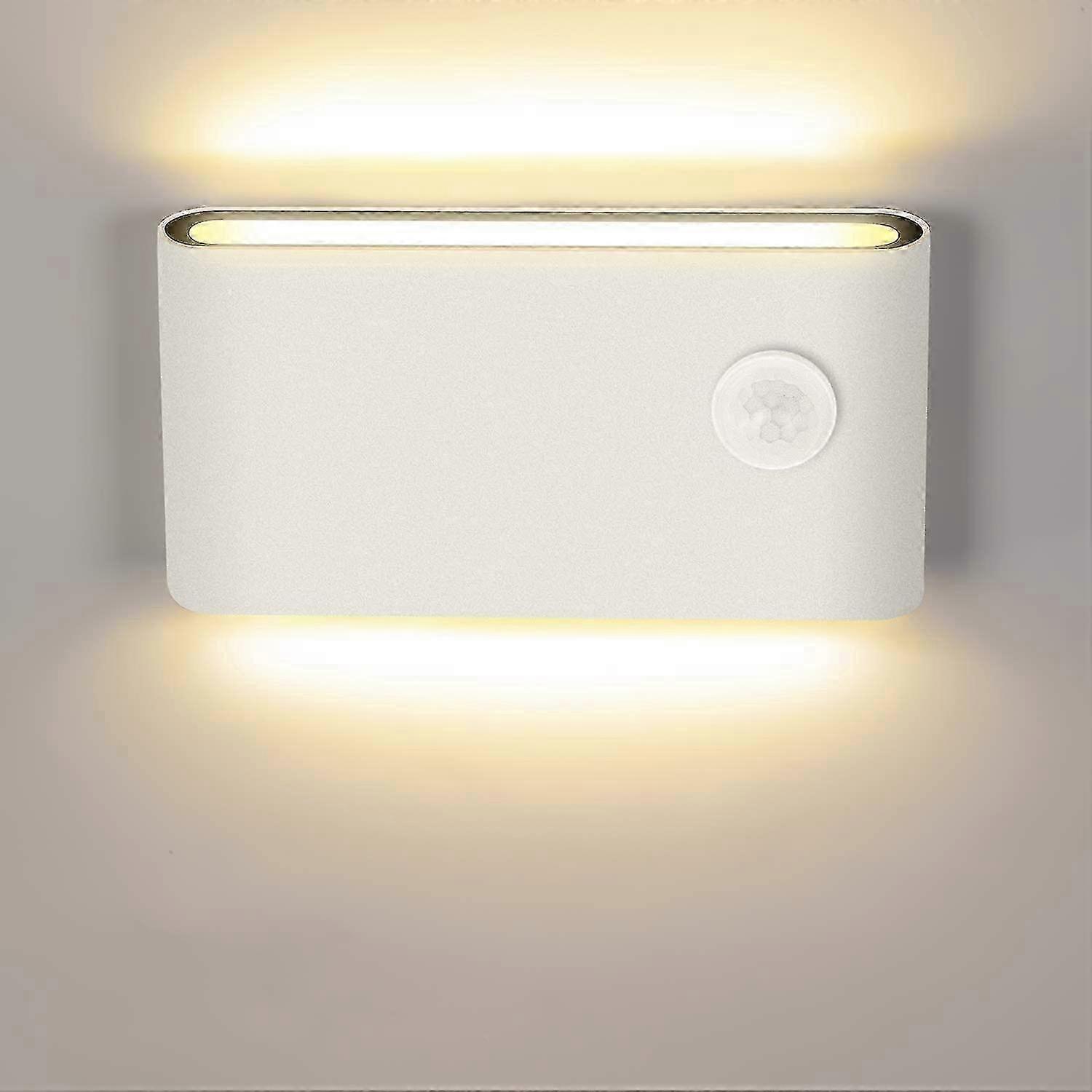 12W Warm White LED Wall Lamp with Induction Sensor for Stairs Balcony IP65