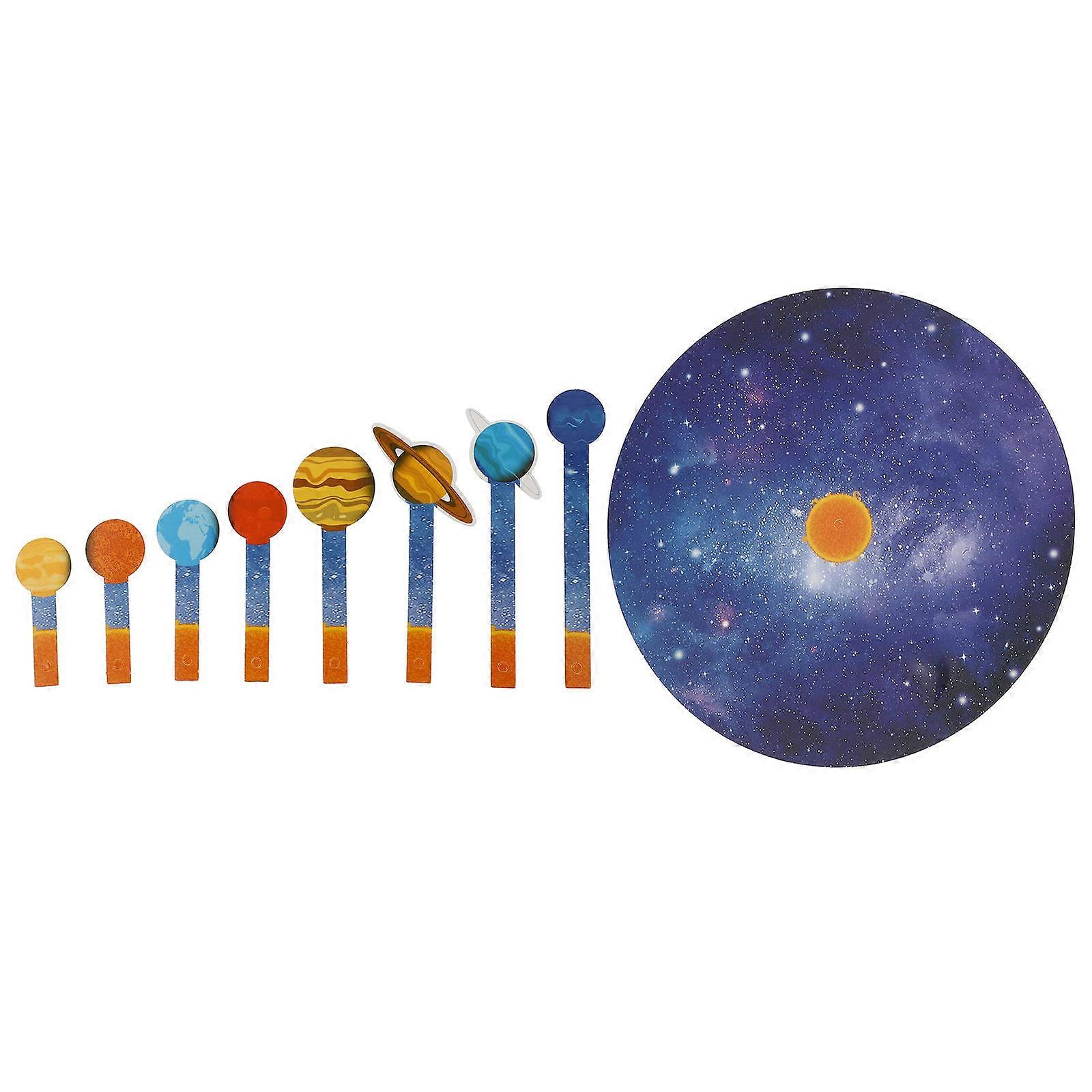 1 Set DIY Solar System Planetary Model – Educational Science Kit for Planet Learning, Hands On STEM Exploration for Early Education