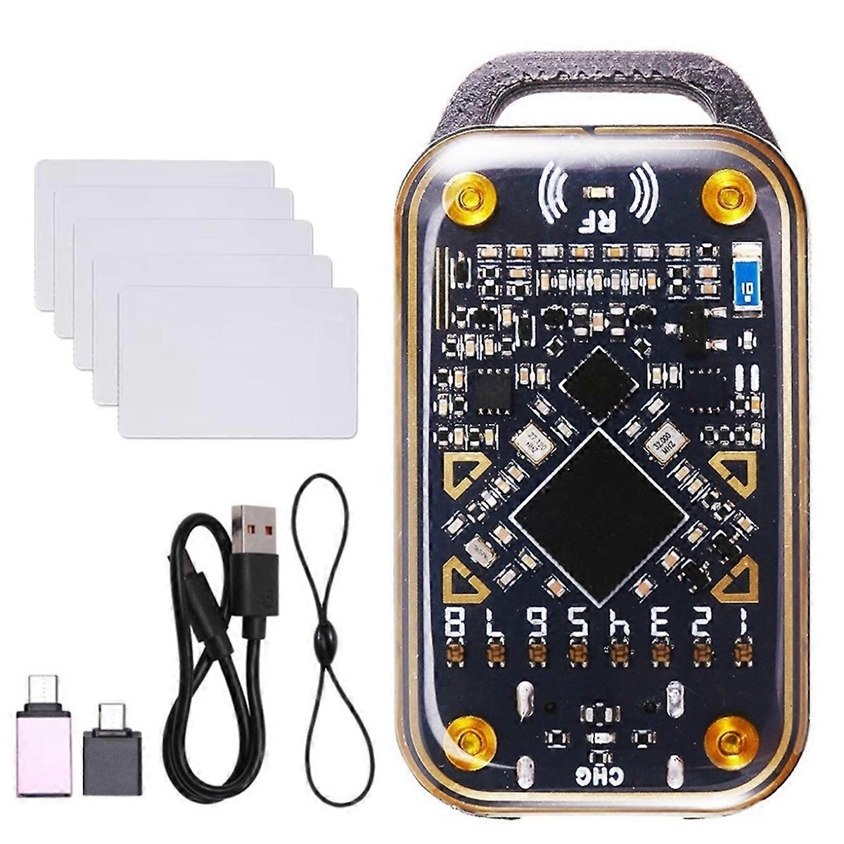 Chameleon Ultra RFID Smart Card Emulator Smart Chip Reader NFC Duplicator+5xUID Card 125Khz 13.56Mh