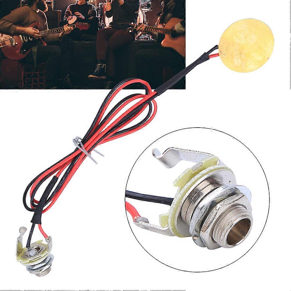 Professional Acoustic Guitar Pickup Transducer Ukulele Microphone Mandolin Instruments Accessories