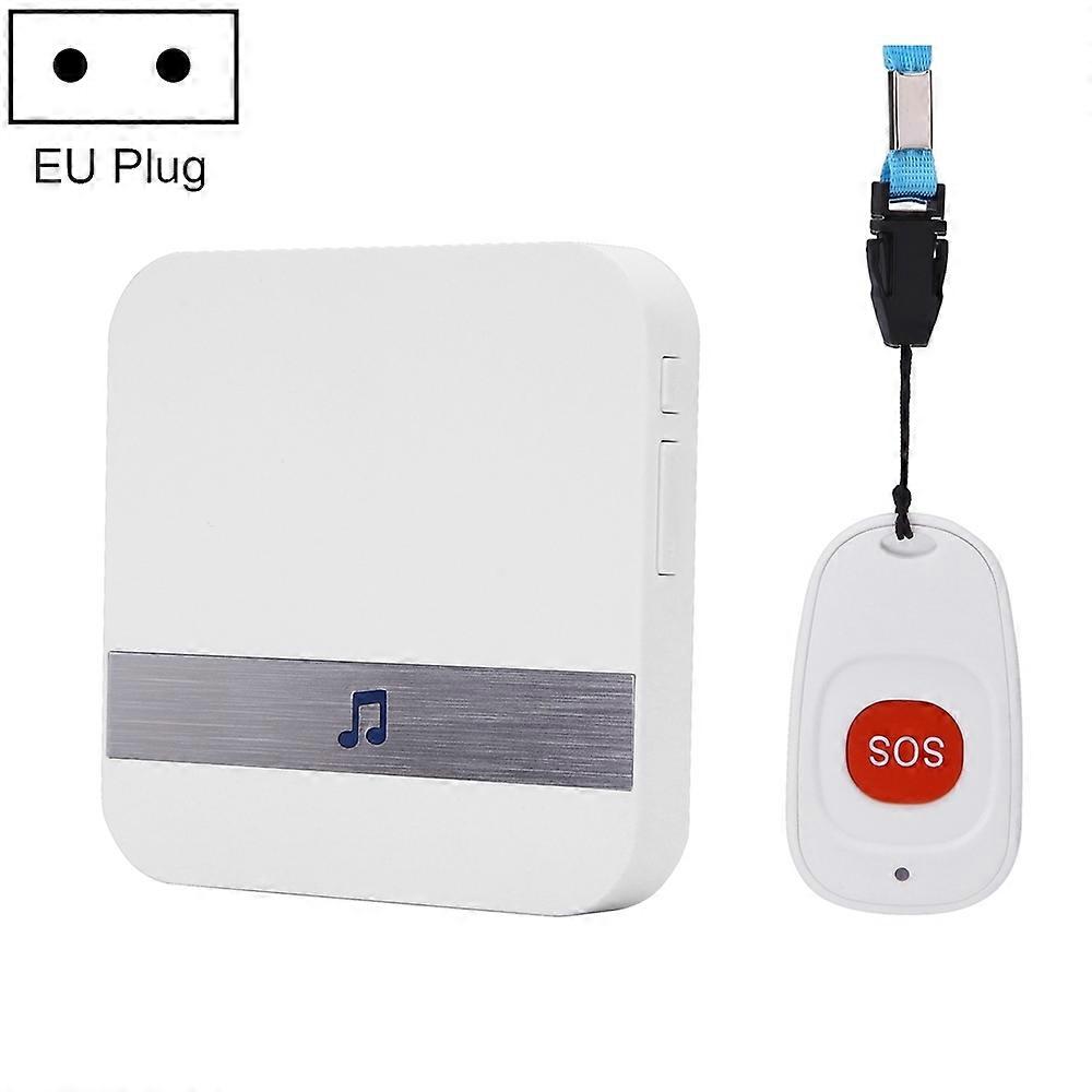 Wireless Remote Control Doorbell, Style:EU Plug EU Plug