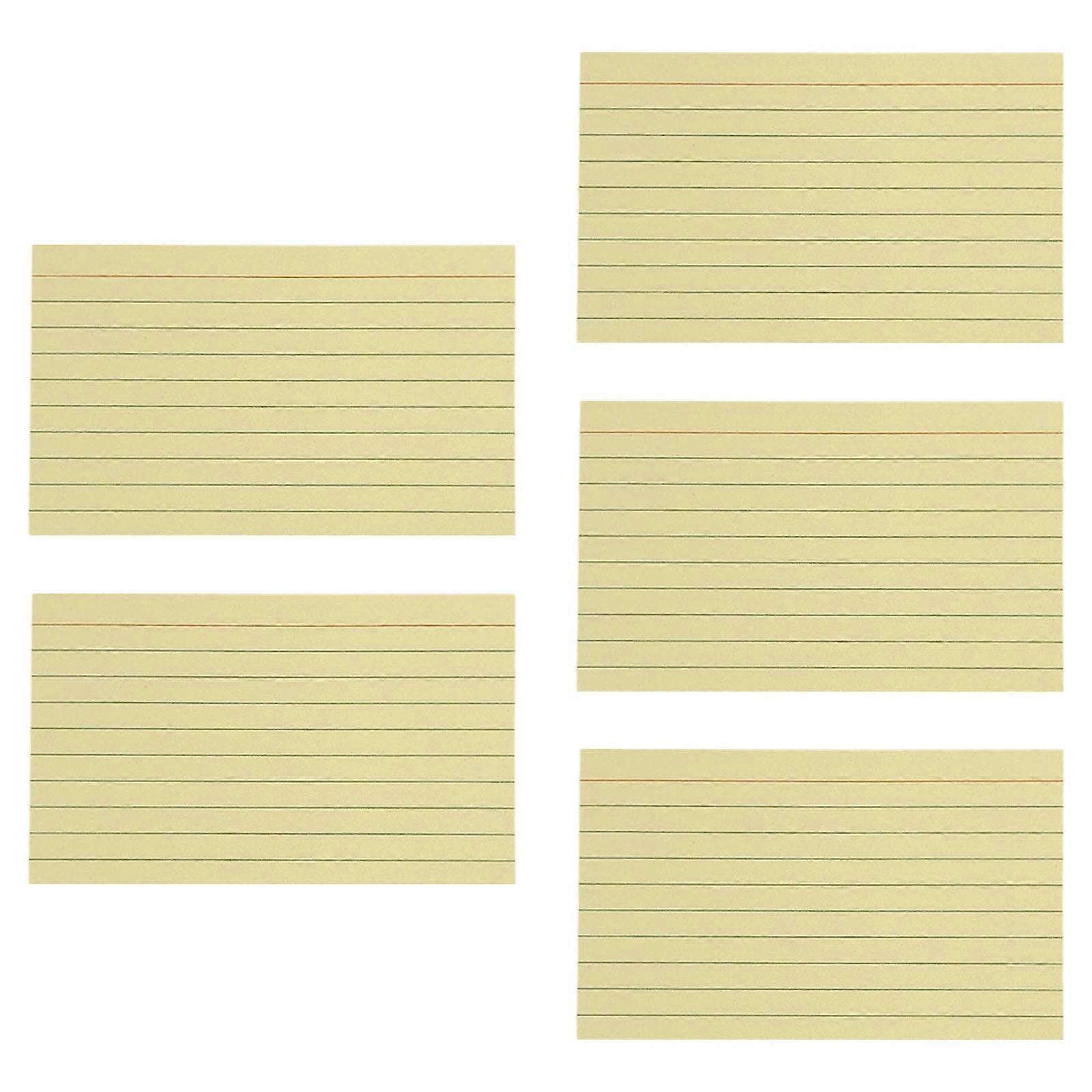 250Sheets Wide Lined Notecards 3x5Inch Colorful Indexcard Pocket Study Card Note Card for Daily Journaling NoteTaking  Yellow