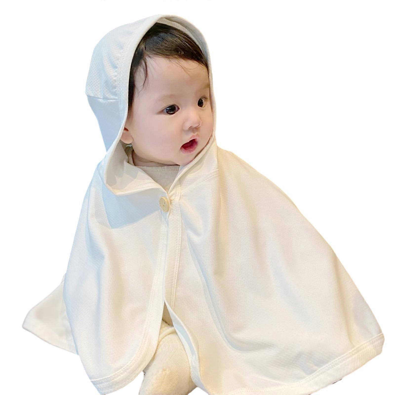 UPF50+ Child Friendly Hooded Cloak One Size Soft Breathable Cape Blanket Wearable Bath Towel For Bathing And Swimming