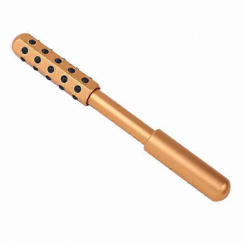 Facial Massage Roller with 24 Germanium Stones, Skin Firming and Lifting Tool for Face and Eye Contouring Care
