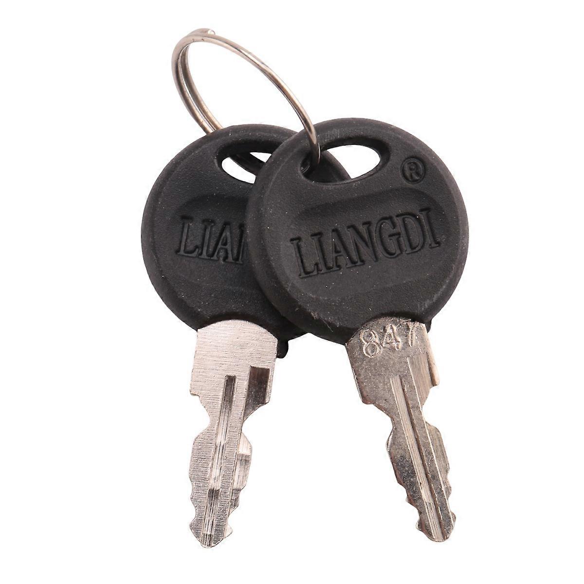 2X Display Case Lock Sliding Glass Door Ratchet Lock Security Glass Cabinet Lock with 4 Keys