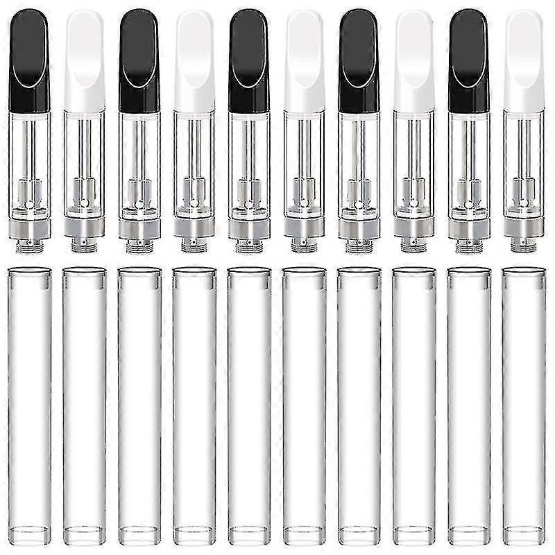 10 Pcs Empty Storage Cartridges for 1.0ml Glass Easy to Fill