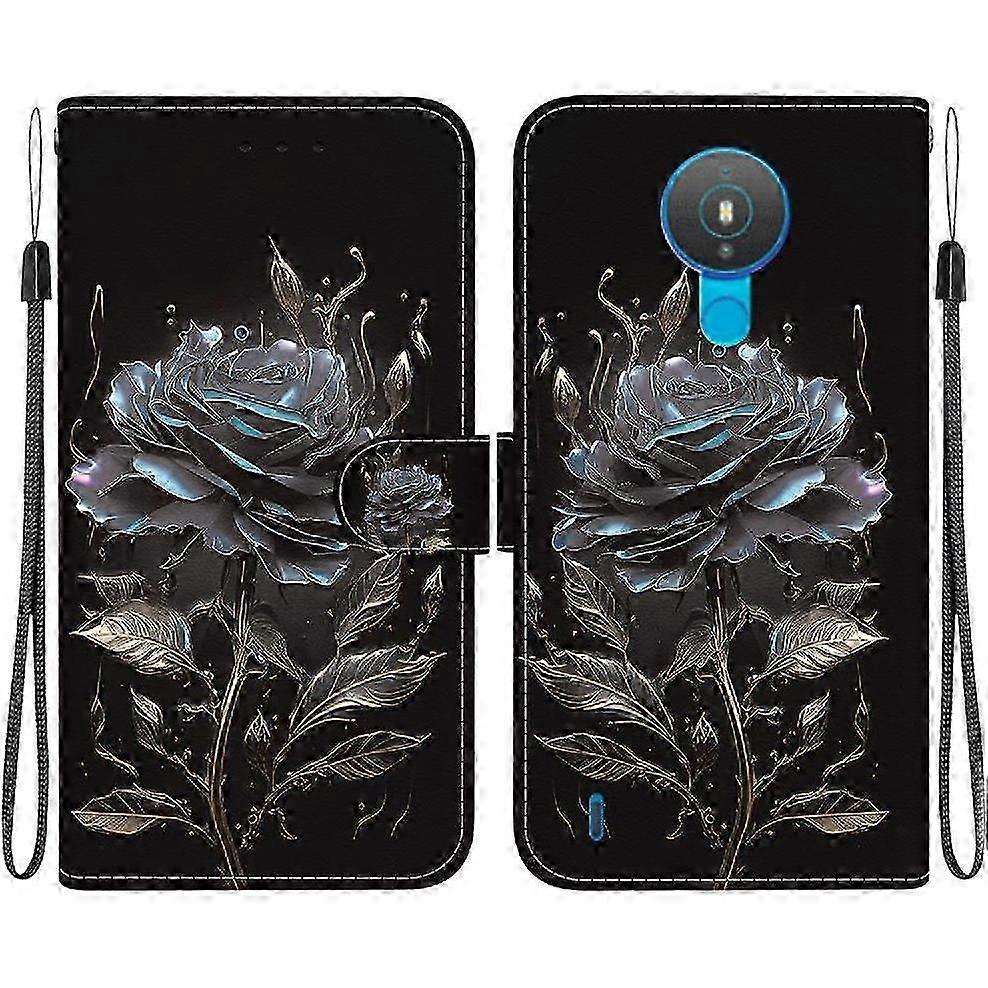 Case For Nokia 1.4 Painted Wallet Cover with Card Slots Compatible ...