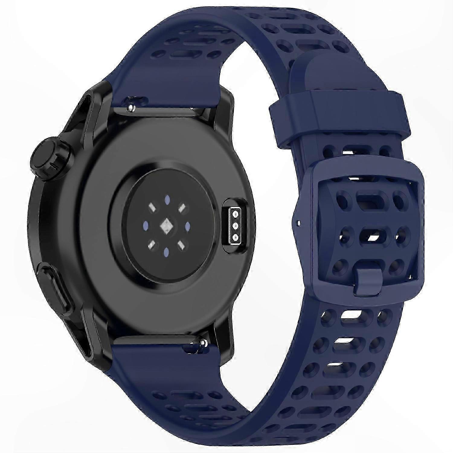 Silicone Watch Band for 20mm Smartwatches - Solid Color Replacement Strap for Fitness Trackers