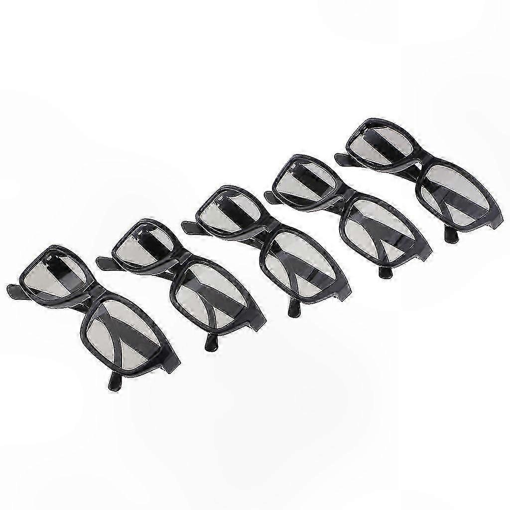 Universal Passive 3D Glasses for Multiple TV Models - Black