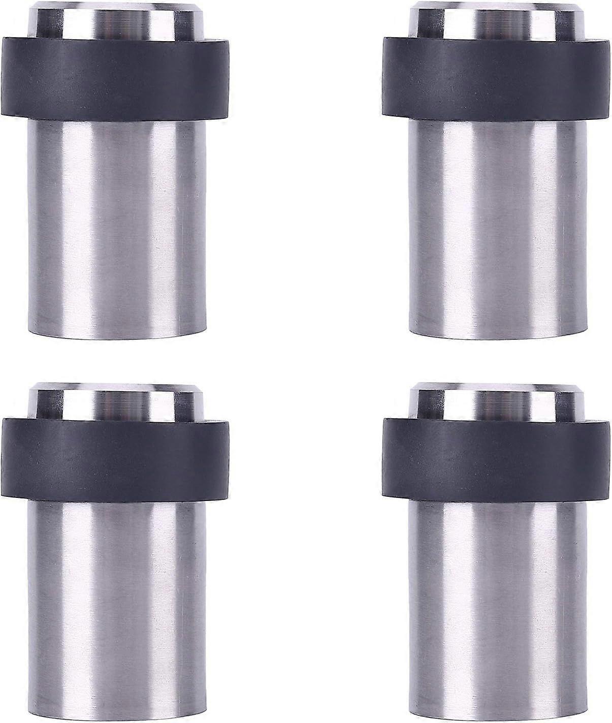 4 x stainless steel door stops for floor mounting (for screwing/drilling)