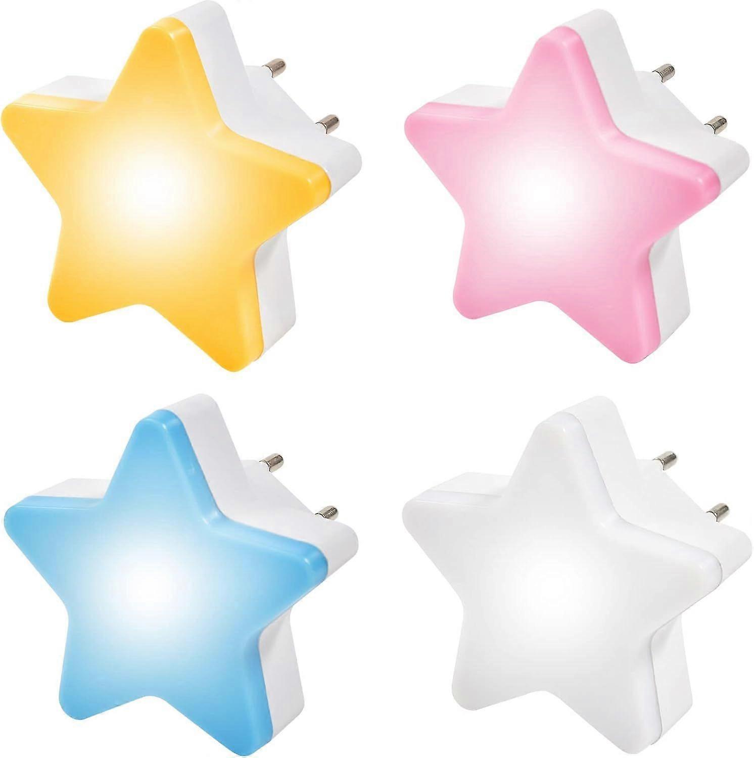 Night light socket with twilight sensor & automatic dimming, 4 pieces