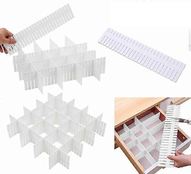 Drawer divider set, 5-piece, foldable and space-saving