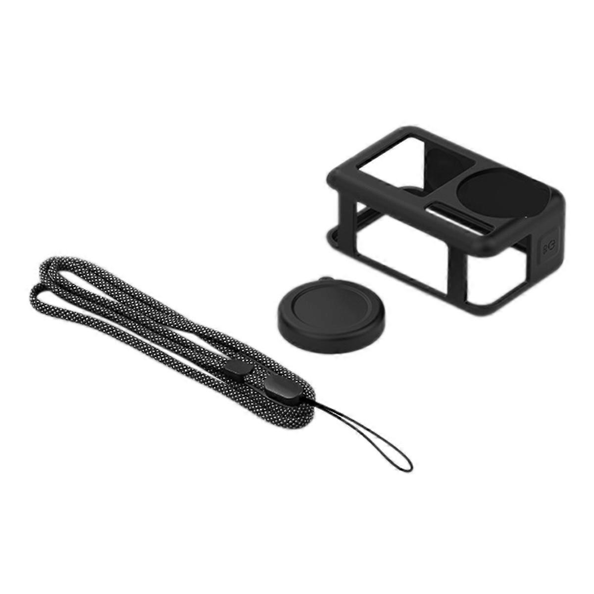 Soft Silicone Case for Action 3 4 5pro Lens Cap Camera Drop Proof Protective Case for Action 3 4 5pro