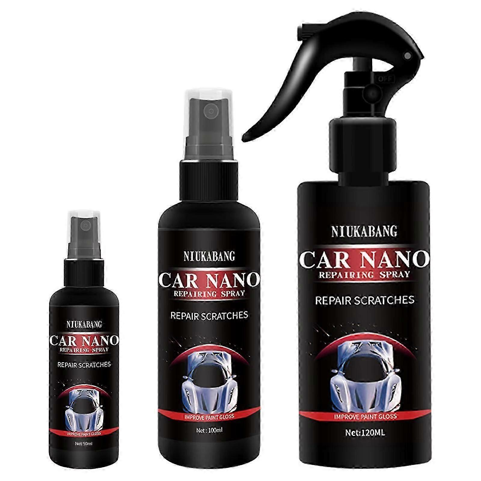 Car Scratch Repair Nano Spray Anti Scratch Hydrophobic Polish Nano Coating Water Displacing Polishing Wax Car Accessories