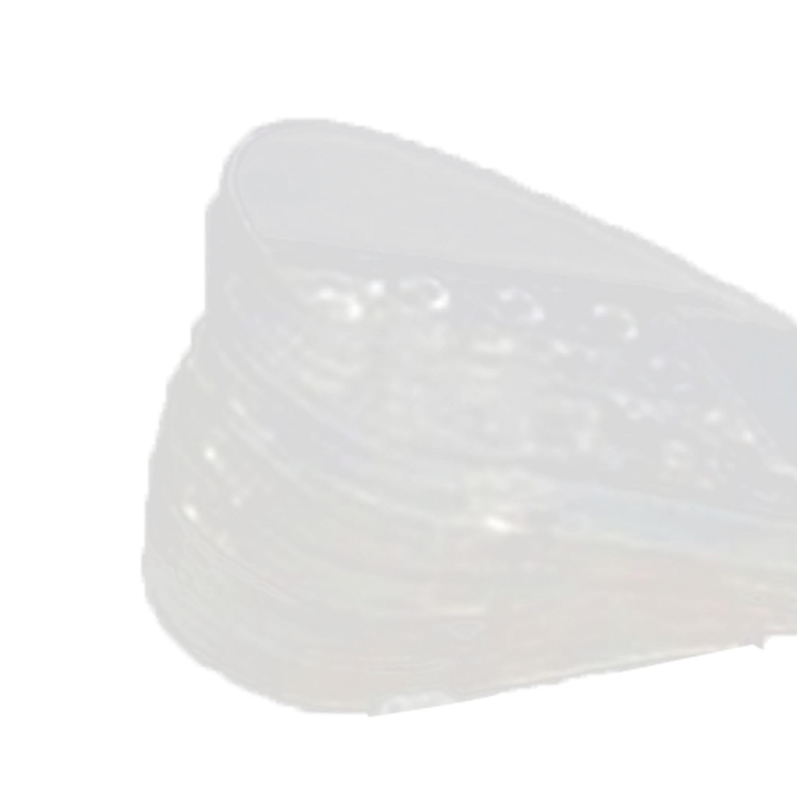 Transparent Silicone Heel Lift Inserts 5-Layer Adjustable Height Increase
