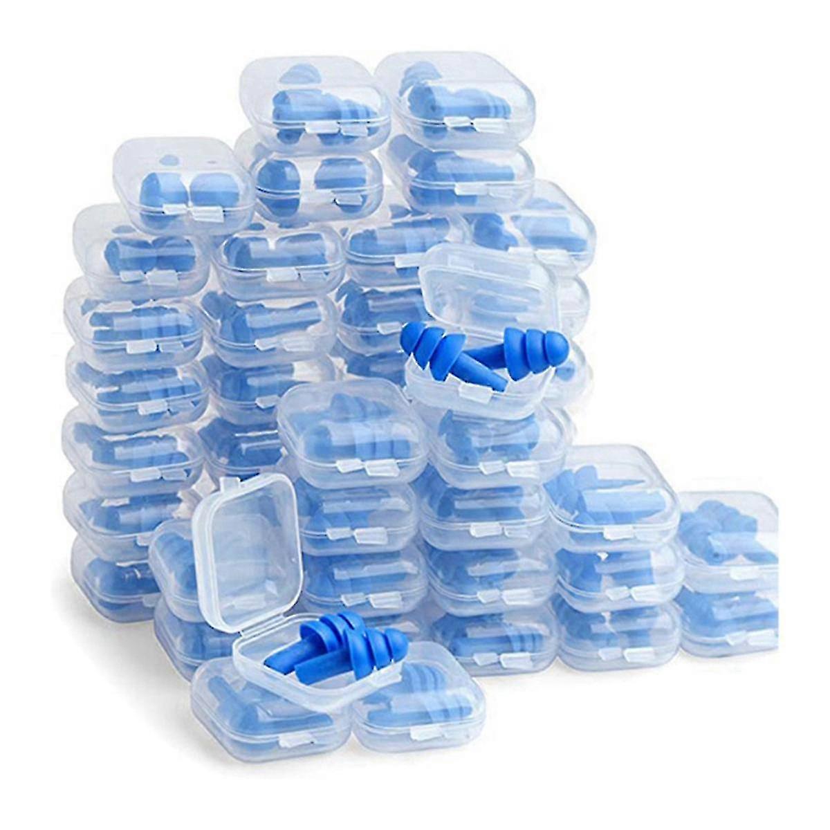 Soft Silicone Earplugs for Waterproof Swimming & Noise Reduction - Reusable Sleeping Ear Plugs