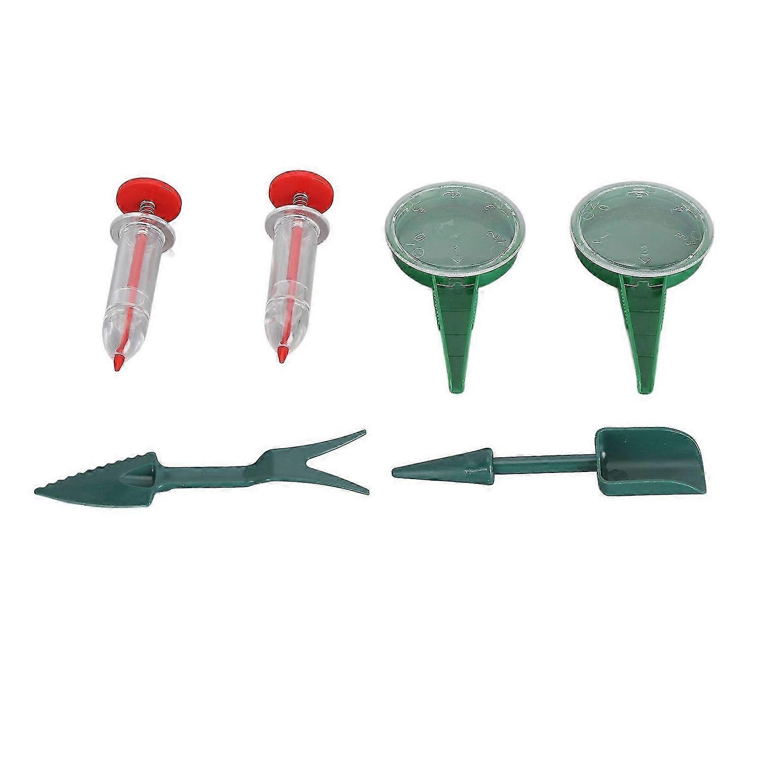 2025 Latest Model 6PCS Mini Seeder Manual Handheld Sowing Seeder Adjustable Po...
