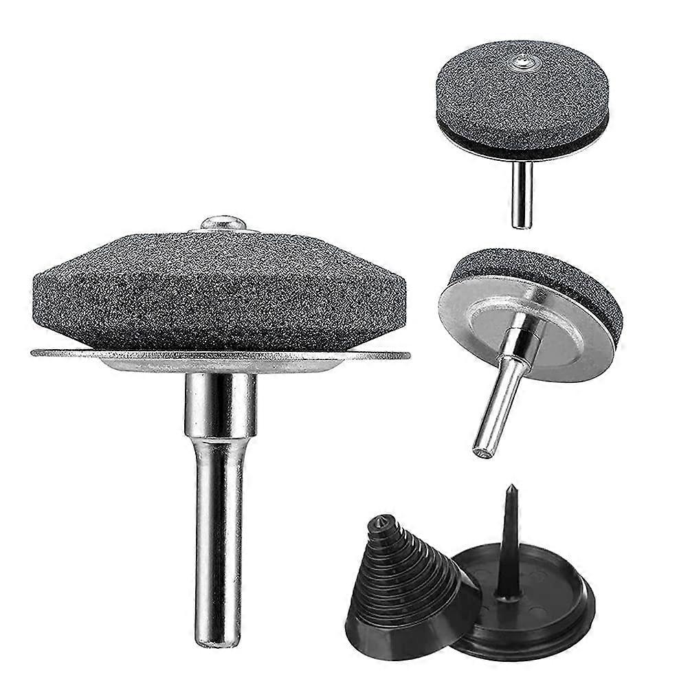 Lawnmower Blade Sharpening Tool Kit For Electric And Hand Drilling Accessories Compatible With Drills