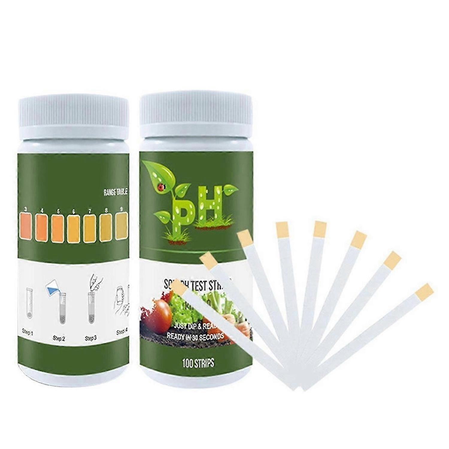 Soil PH Paper Test Kit 200 Tester Strips (3.5-9 Range)