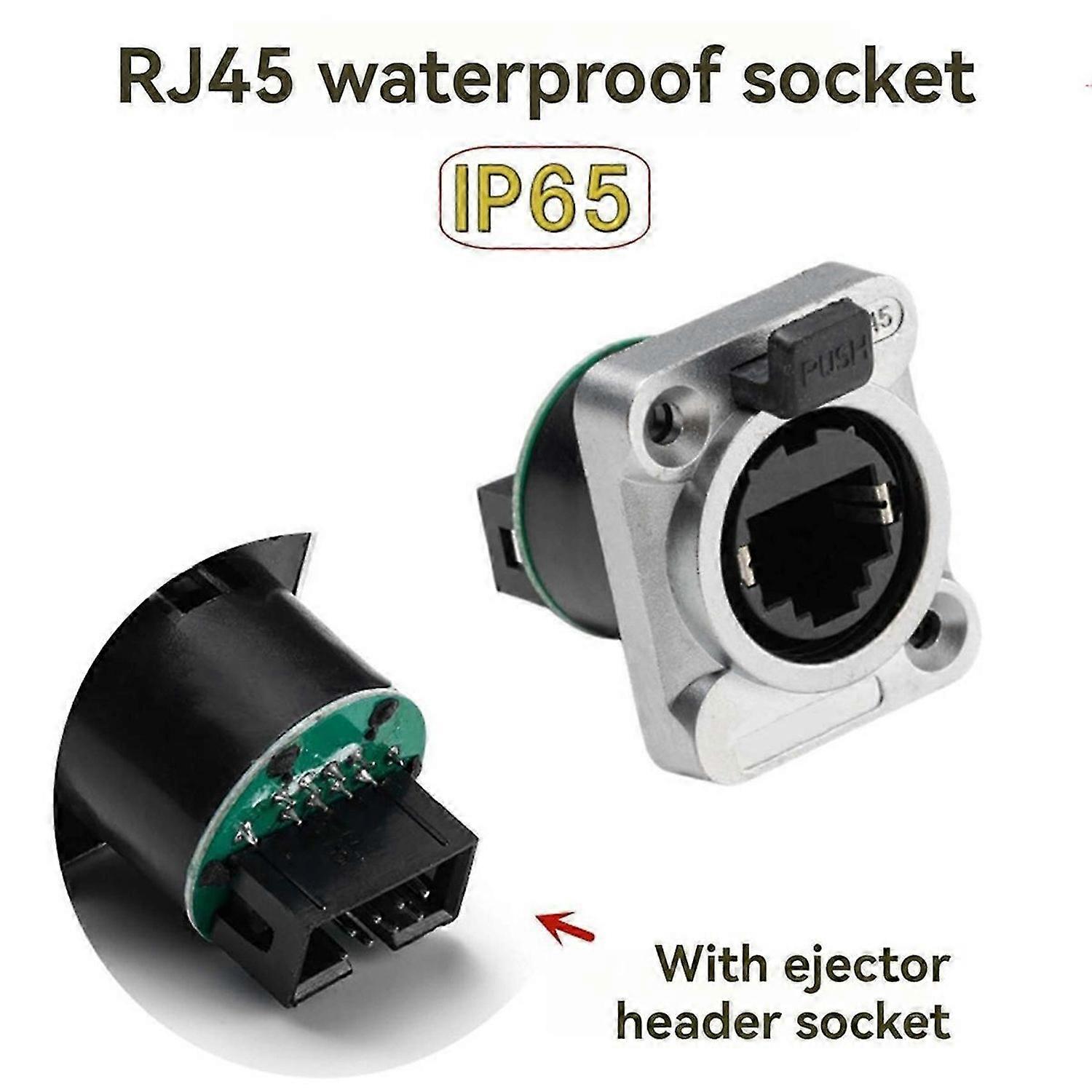 Ethernet Rj45 Chassis Socket NE8FDP Ethernet Pass Through Connector A