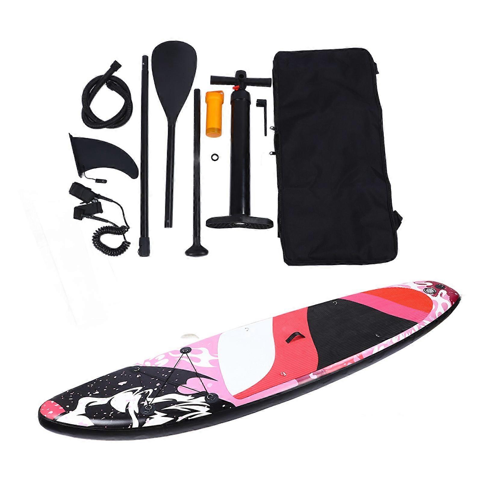 Inflatable Paddle Board Wide Stable Inflatable Surfboard with Board Accessories for Adults Youth