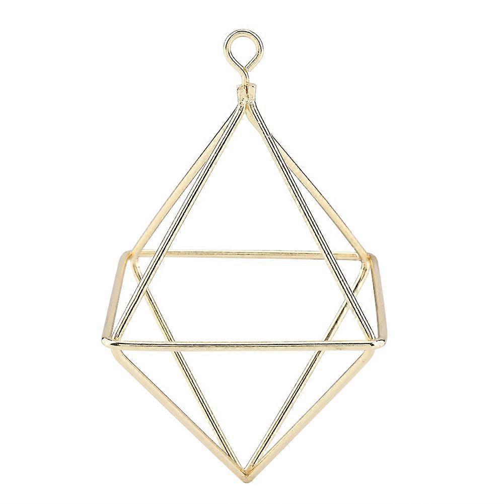 Geometric Air Pants Holder Fashionable Flowers Bromeliads Hanging Rack Home Decor Gold