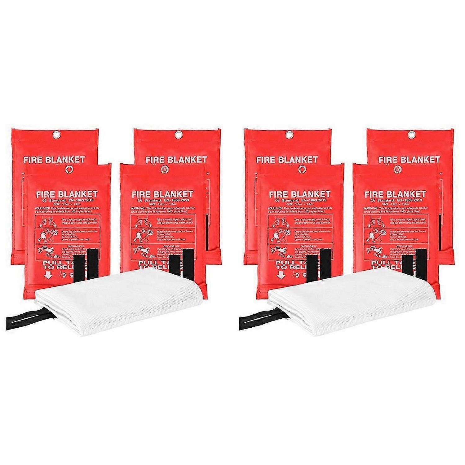 4PCS Emergency Fire Blanket for Home Extinguishing Blanket