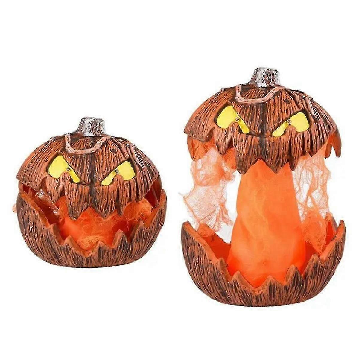 LED Devil Pumpkin Lantern Halloween Pumpkin Lamp Flashing Ghost Lighting Festival Halloween Party Decoration