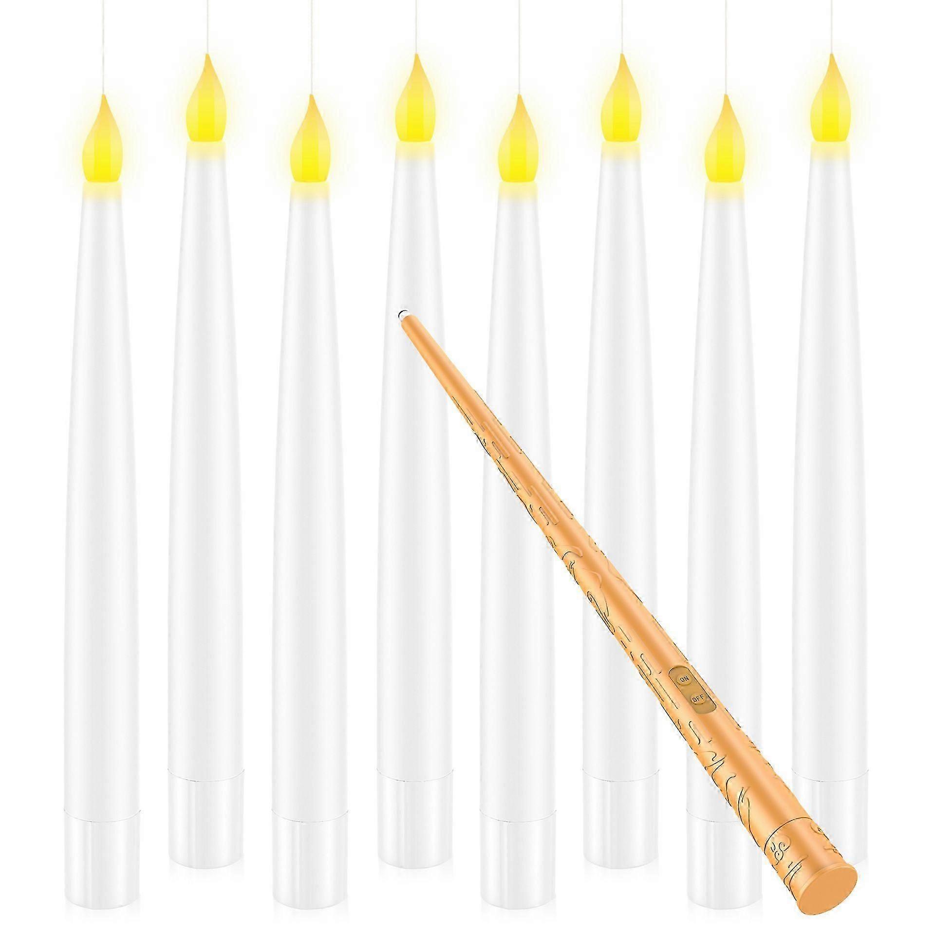 20PCS LED Electronic Candle Light Magic Wand Remote Control Halloween Home Decoration Holiday Party Creative Lights