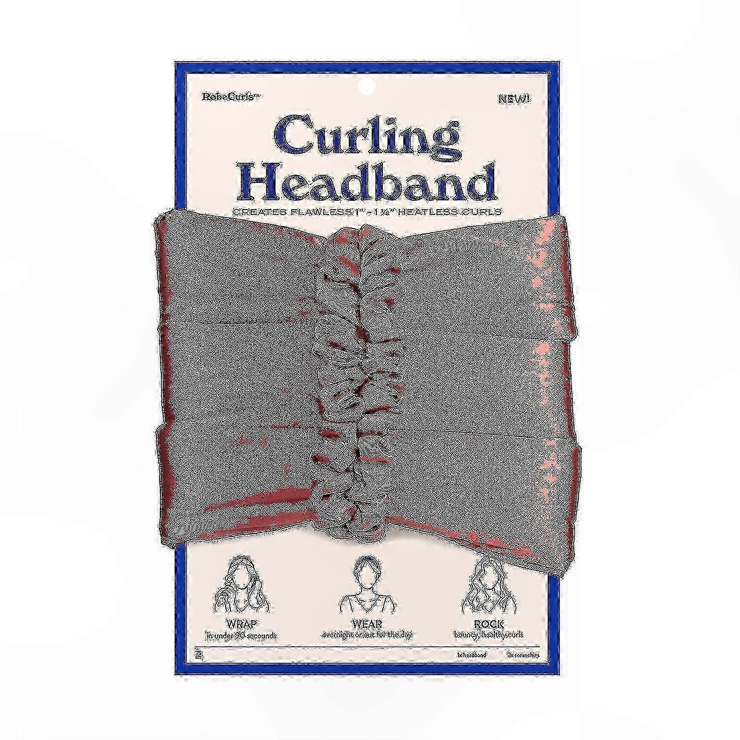 No-Heat Styling Headband for Effortless Curl Creation