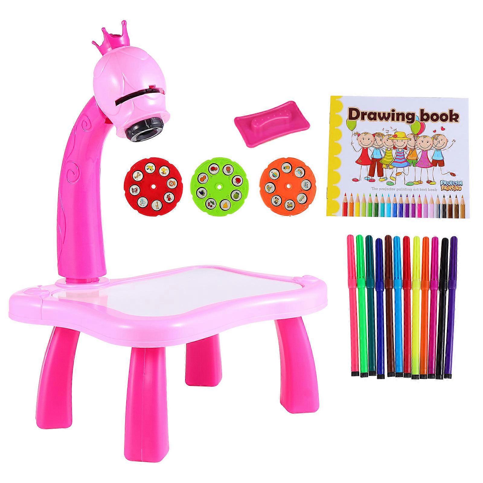 Cartoon Drawing Board Plastic Projection Table for Kids 1Pcs Educational Tool