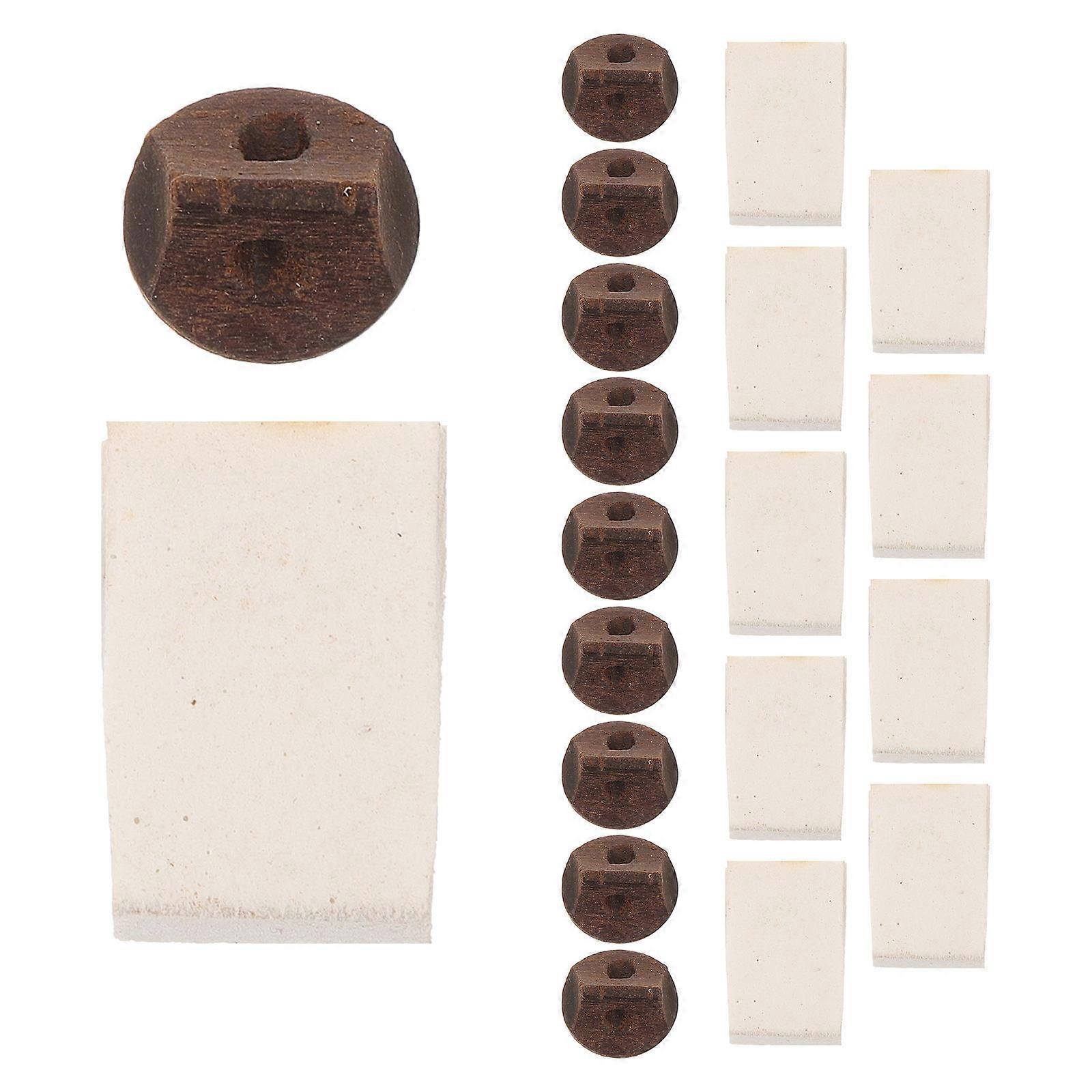 Erhu Muffler Wooden Bridge for Noise Reduction 40Sets Practice Mute