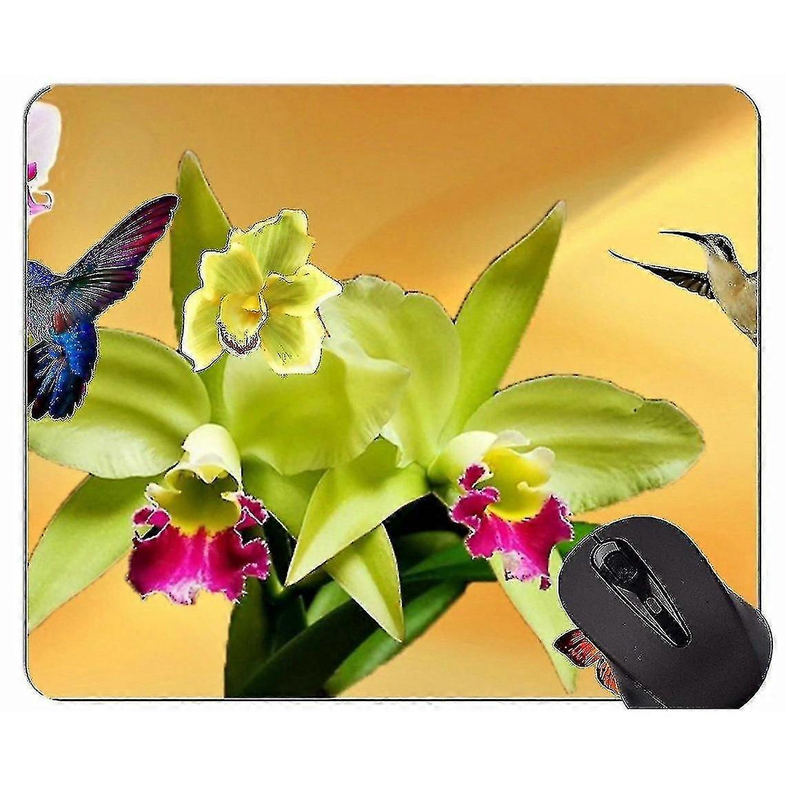 (260x210x3) Custom Mouse Pad Design Orchid Orchid Yellow Mouse Pad