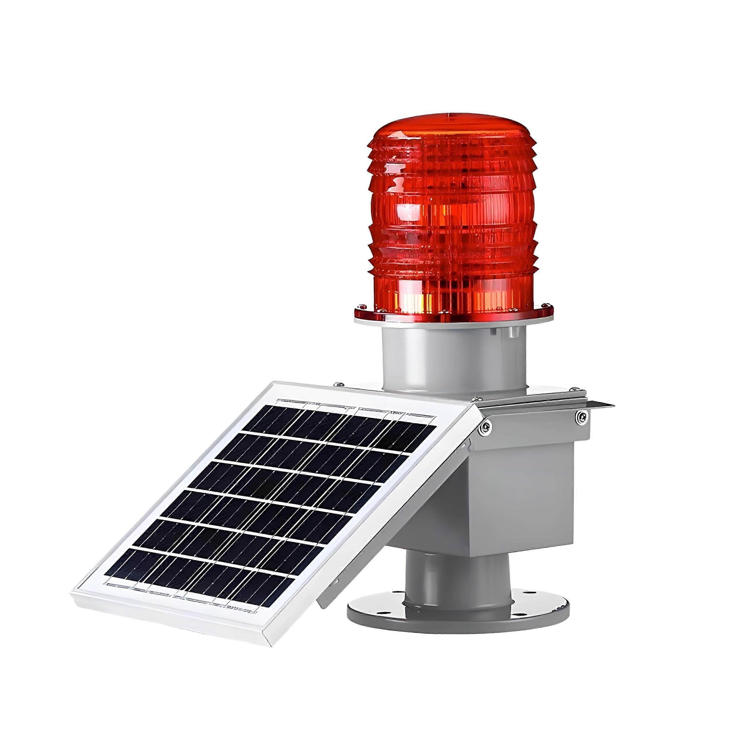 Aviation Obstruction Light LowIntensity Aviation Warning Light 15W Led Solar Strobe Photoelectric Tube ST122LED