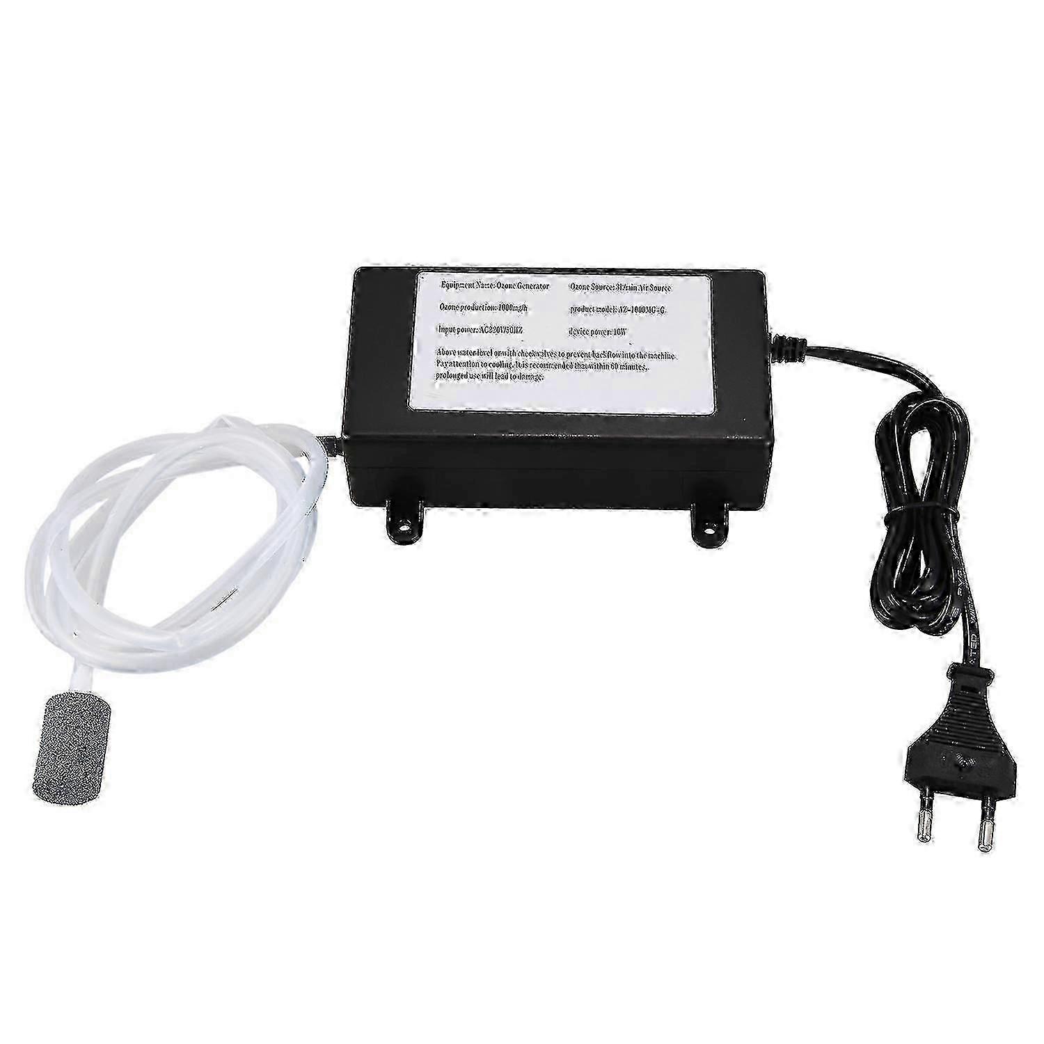 1000mg Ozone Generator for Water & Air Purification - Ideal for Fruit, Vegetables, and Fish Tanks in EU
