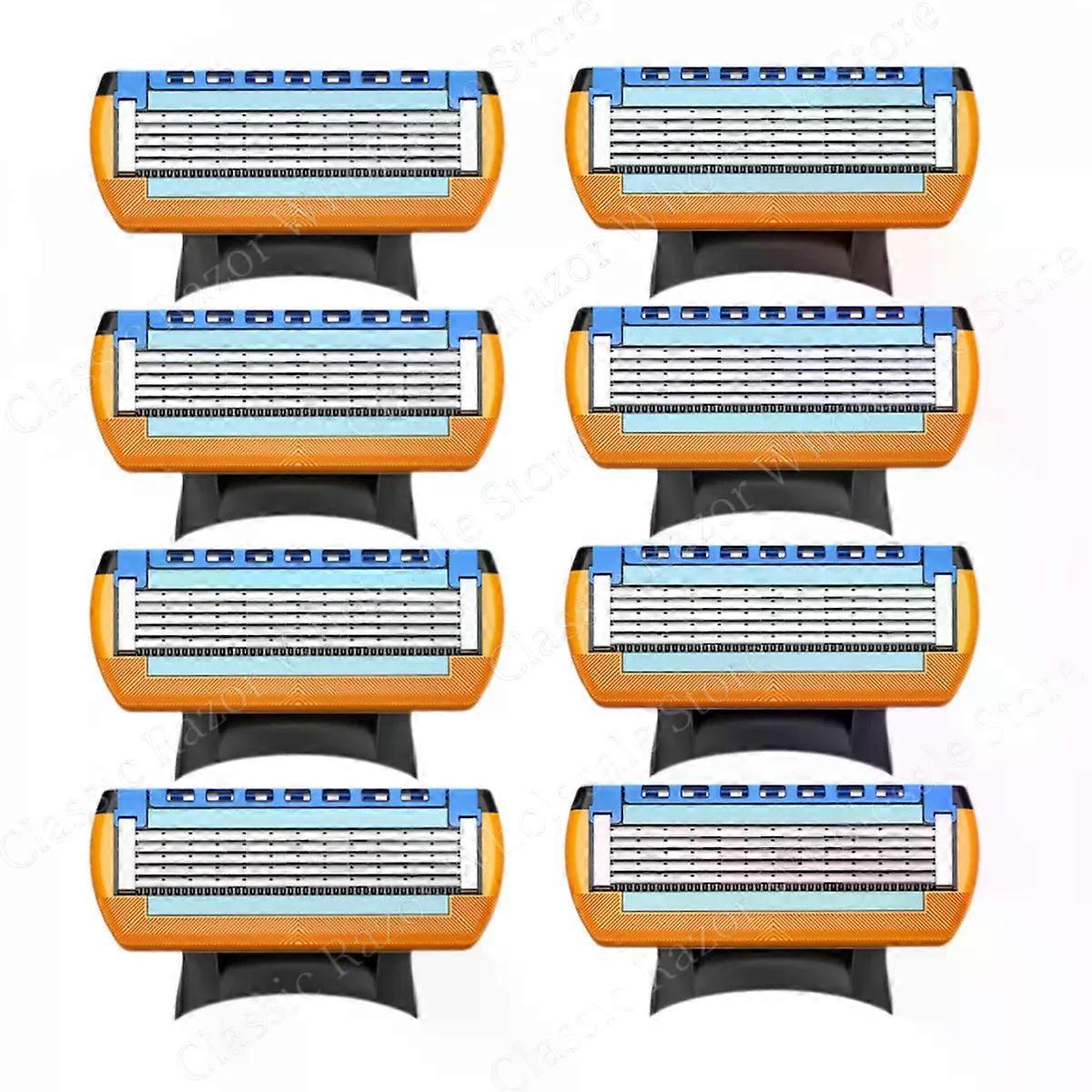 Classic 5-layer Razor Blade Men's replacement Safety Manual Shaving Blade Reusable Replacement Razor Blades skin protection