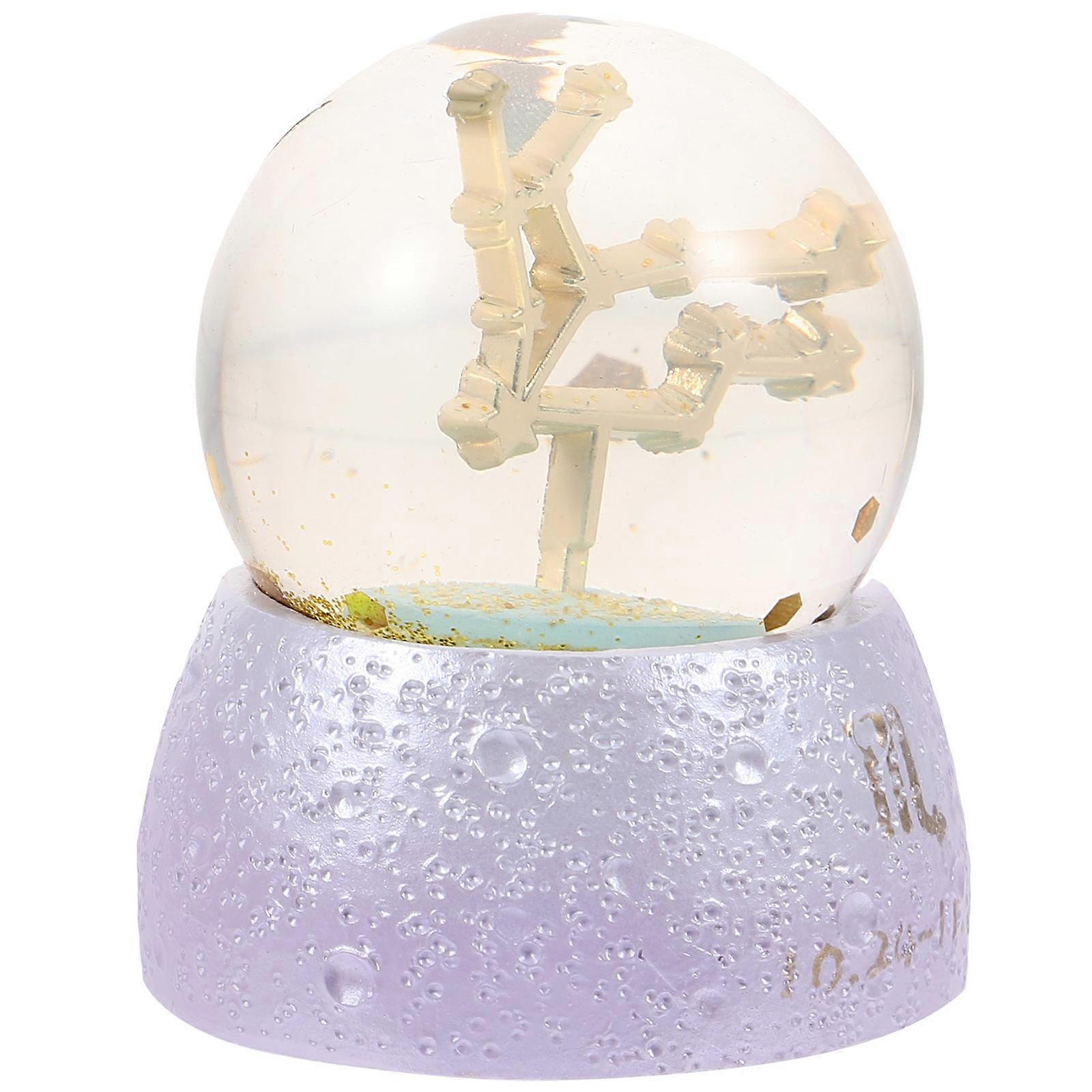 Resin Crystal Ball for Home Decoration Twelve 4Pcs Set