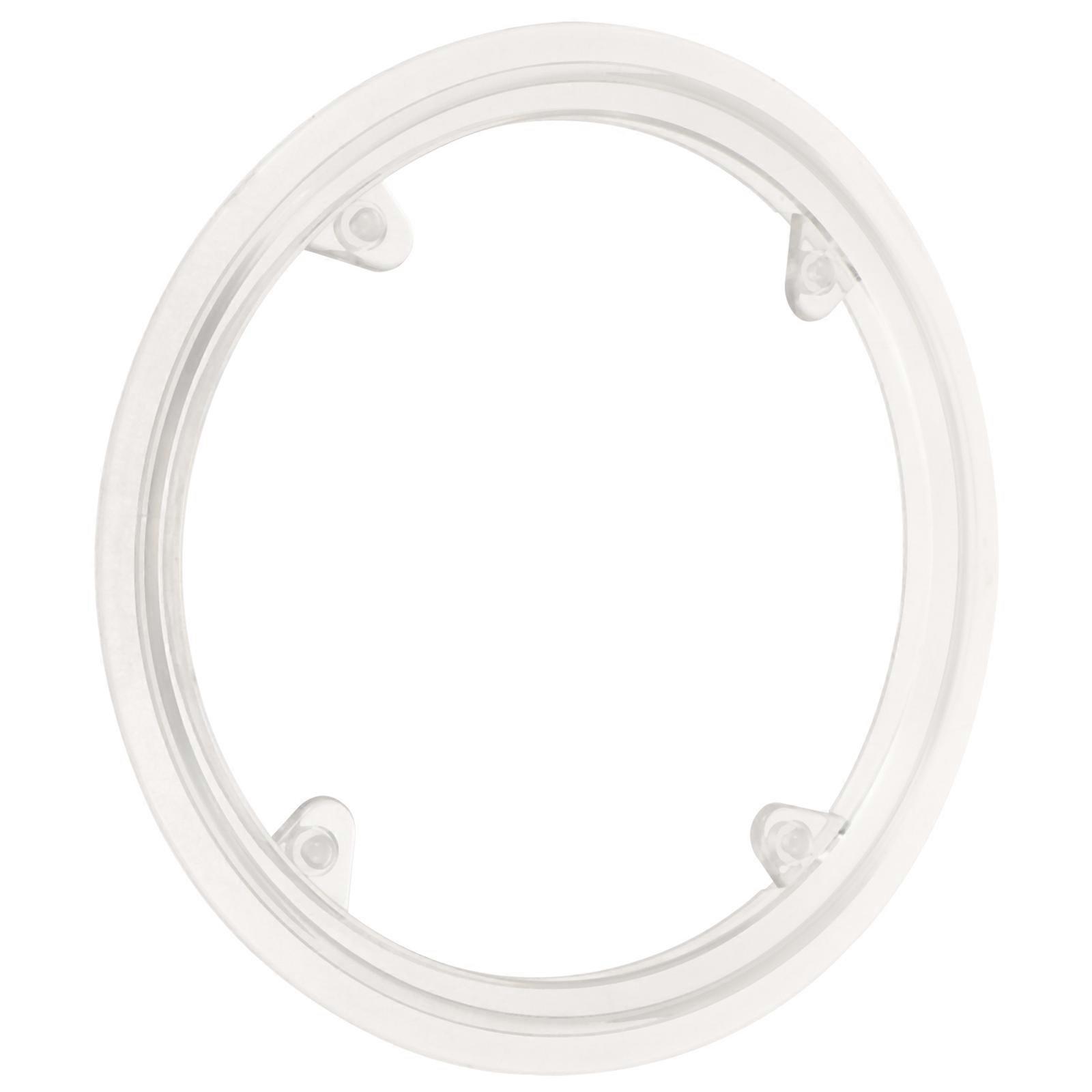 Bicycle Chainring Guard PVC for Protection Use 2Pcs White Chainring Cover