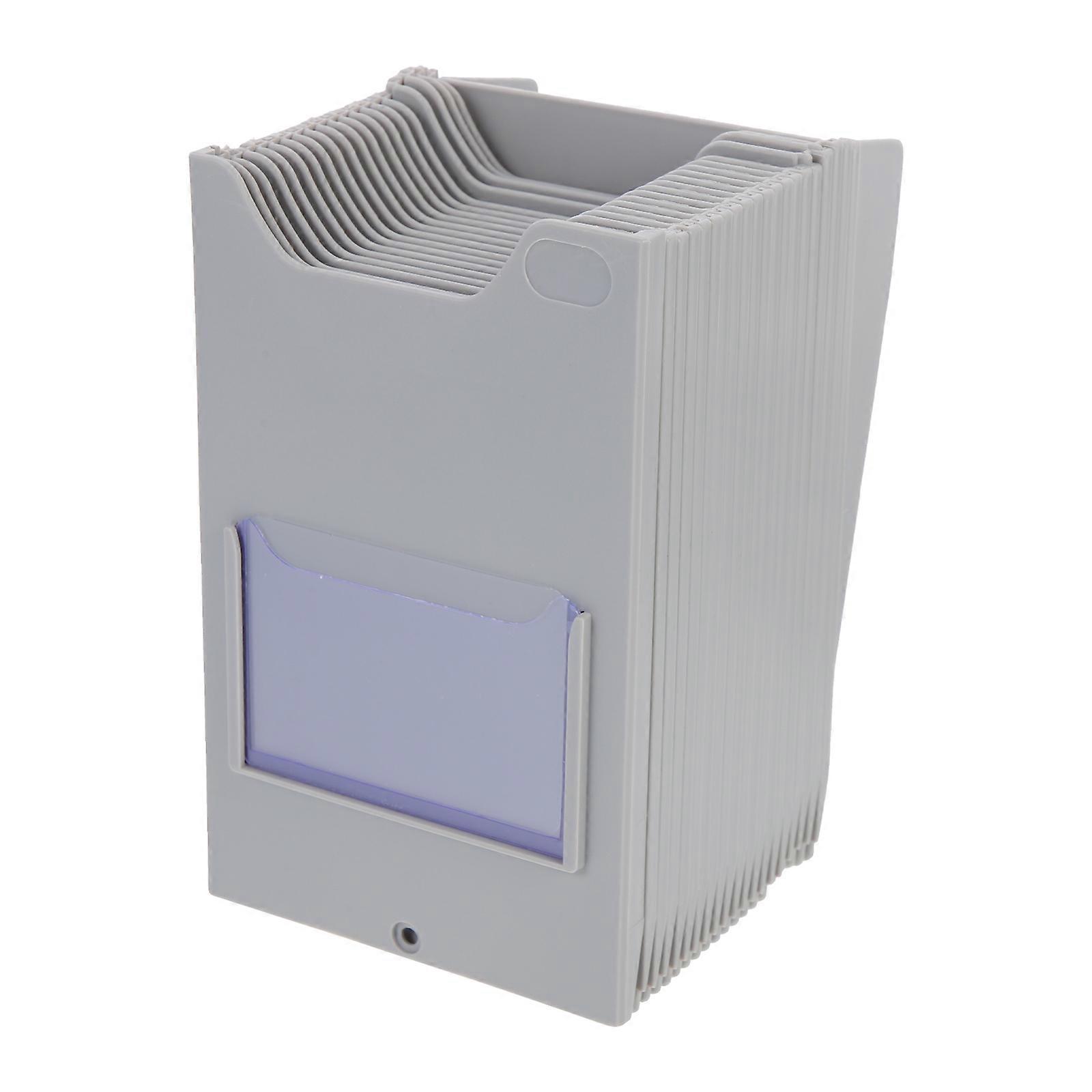 Time Cards Hanger for Storage Plastic Rack with 20 Grids Wall Mounted