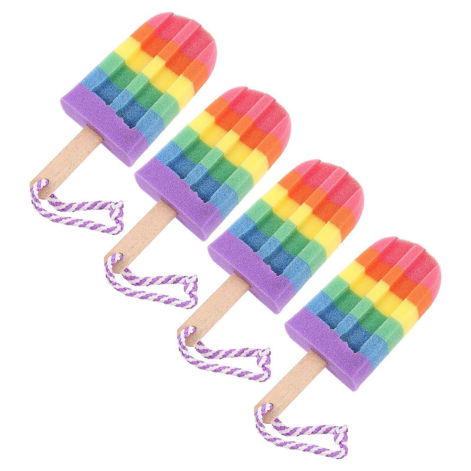 Body Exfoliator Sponge Soft Bath Scrubber for Shower 8Pcs