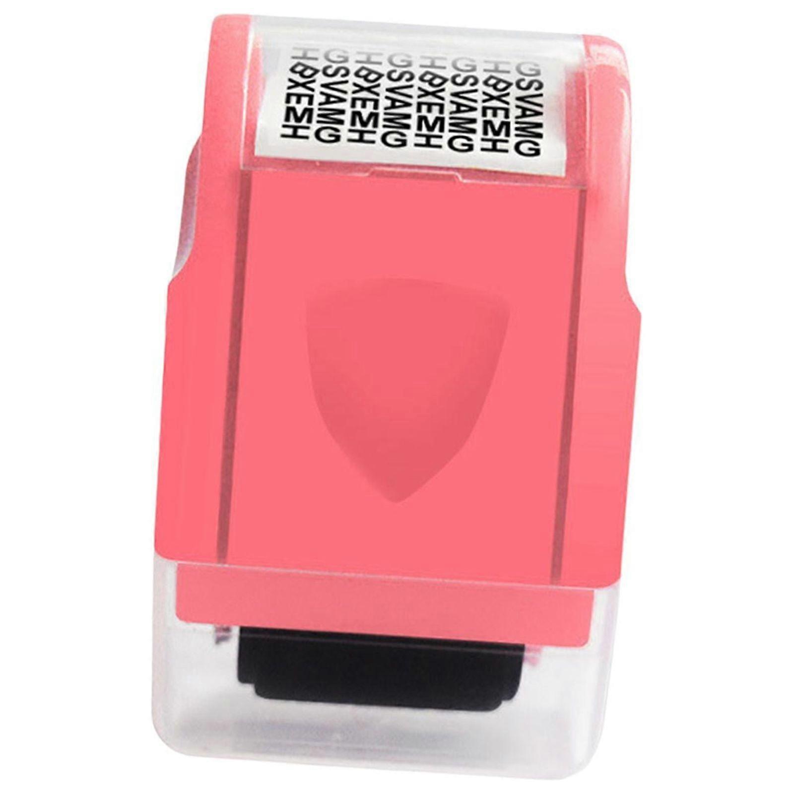 Privacy Seal Roller Stamp Roller Stamp Protector Multifunction Identity Protection Roller Stamp for Identity Address Interceptor Home Pink